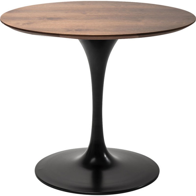 Table Top Invitation Round Walnut Ø90cm